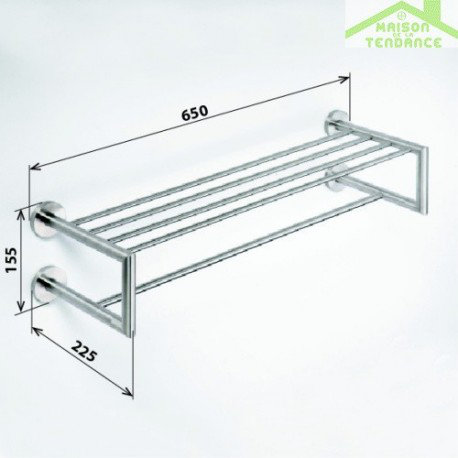 65 cm L Wall Mounted Towel Rack