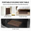 Table basse de patio pliante en osier