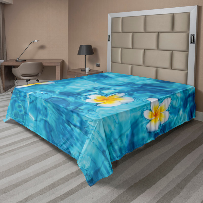 Drap-housse Ambesonne, Drap plat pour taille de lit très grand californi