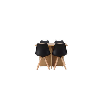 Vasquez 4 - Person Dining Set