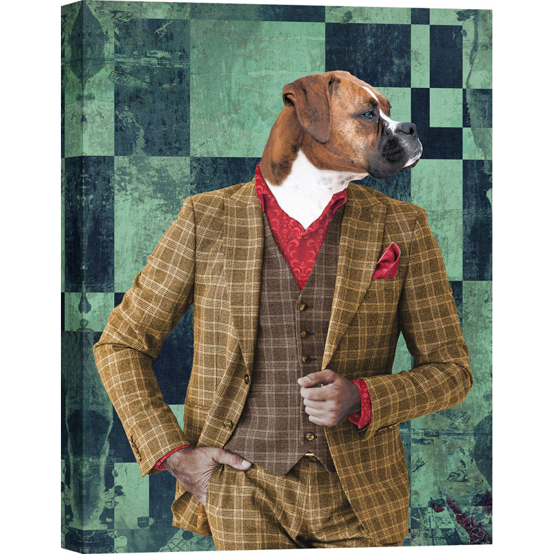 Gentleman 1 by VizLab - Wrapped Canvas Print, 80cm H x 60cm W x 4cm D