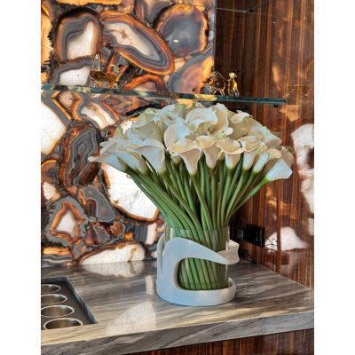 Vase Calla Lilas In Vitra
