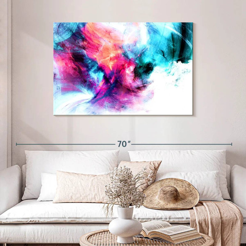 Nuage surréel abstrait Avery, H 30 po x l 45 po