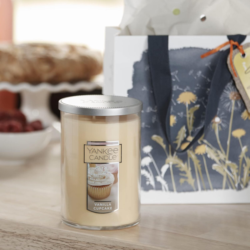 Vanilla Cupcake Scented Jar Candle, Large Tumbler