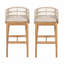 Tabouret de bar en bois