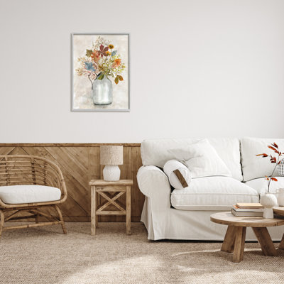 bb-149-Framed " Autumn Florals in Jug " Print