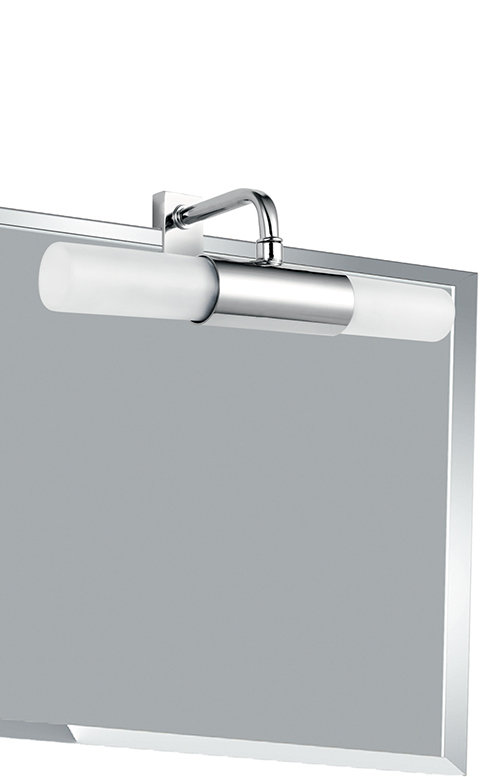 Roby 2 - Light Chrome Wall Mounted Picture Light