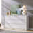 Maud Modern 8 Drawers Dresser for Bedroom, 55" Wide Dressers & Chest of Drawers w/Curved Profile Design-912329704-933140137