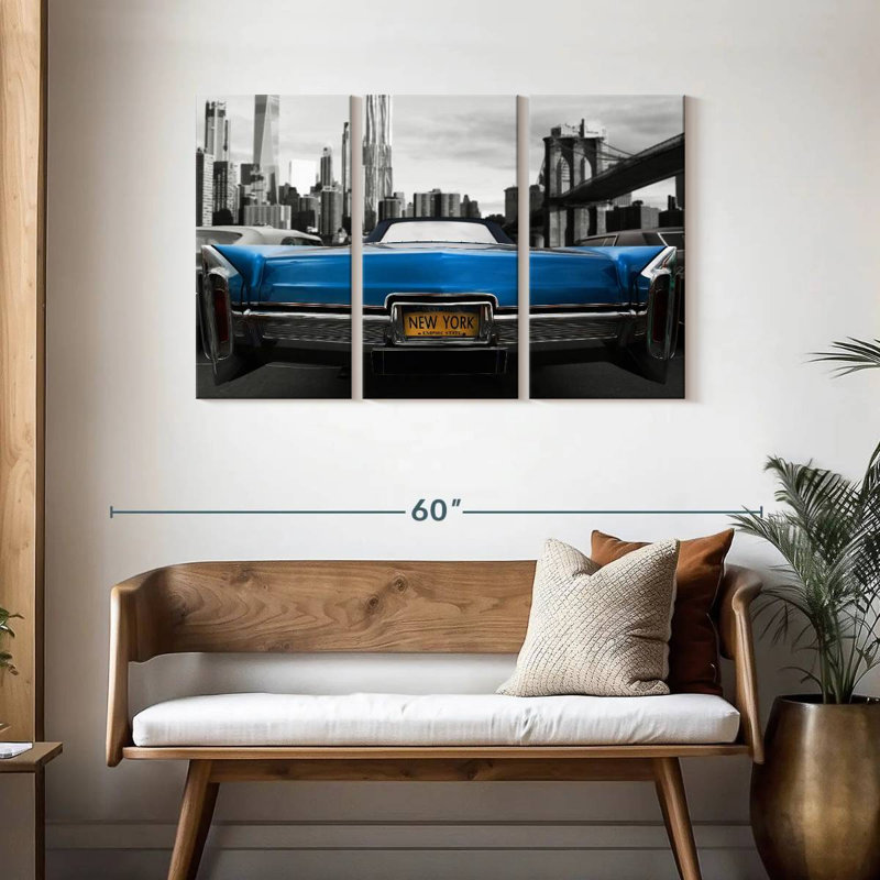 Mehar New York Cadillac Pop, H 28 po x l 45 po