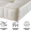 Myer Adams 9 Inch / 22CM Open Coil Mattress Dual Sided with Handle, Tufted, Medium-Firm Feel. -112844294