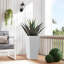 Grand pot de fleurs fuselé en métal-563055627-563055669