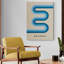 Bauhaus Snake - Wrapped Canvas Print-2140445099