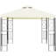 Pavillon jardin de patio en acier l 10 pi. x p 10 pi