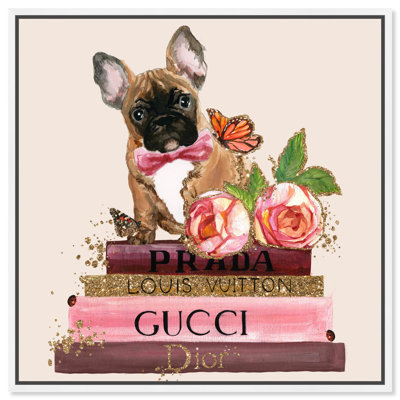 Art sur toile «A Very Glam Pup» par Art Remedy