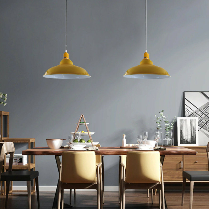 Dlana 1 - Light Dome Pendant, Yellow, Yellow