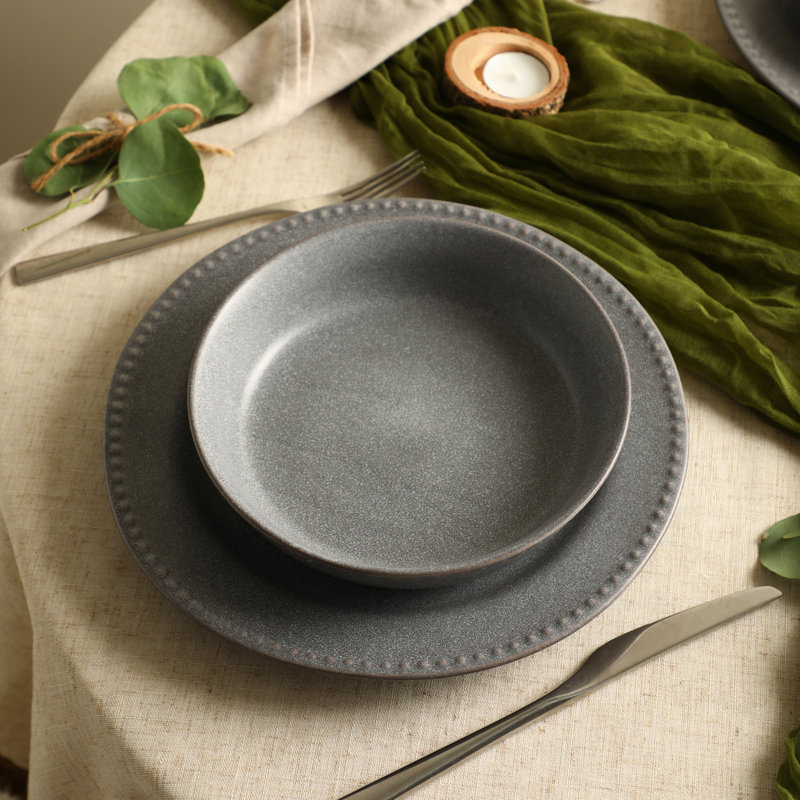 Ensemble de bols à pâtes 4 pièces Stone Lain Comet, Gris