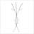 Contemporary Metal Hall Tree With 11 Hooks, Free-Standing Coat Rack For Entryway And Bedroom, Sturdy And Stylish Design-68938271