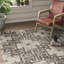 Tapis gris en laine touffeté à la main Zyshonne-1691831739