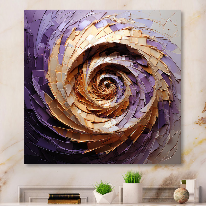 Georgetown - Abstract Spirals Metal Wall Decor, 16" H x 16" W x 1" D