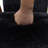 Counter Height Upholstered Bar Stool With Armrests And Solid Wood Legs-1326382102