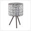 Ensemble de 2 supports à fleurs en métal, pot de ferme rond gris galvanisé