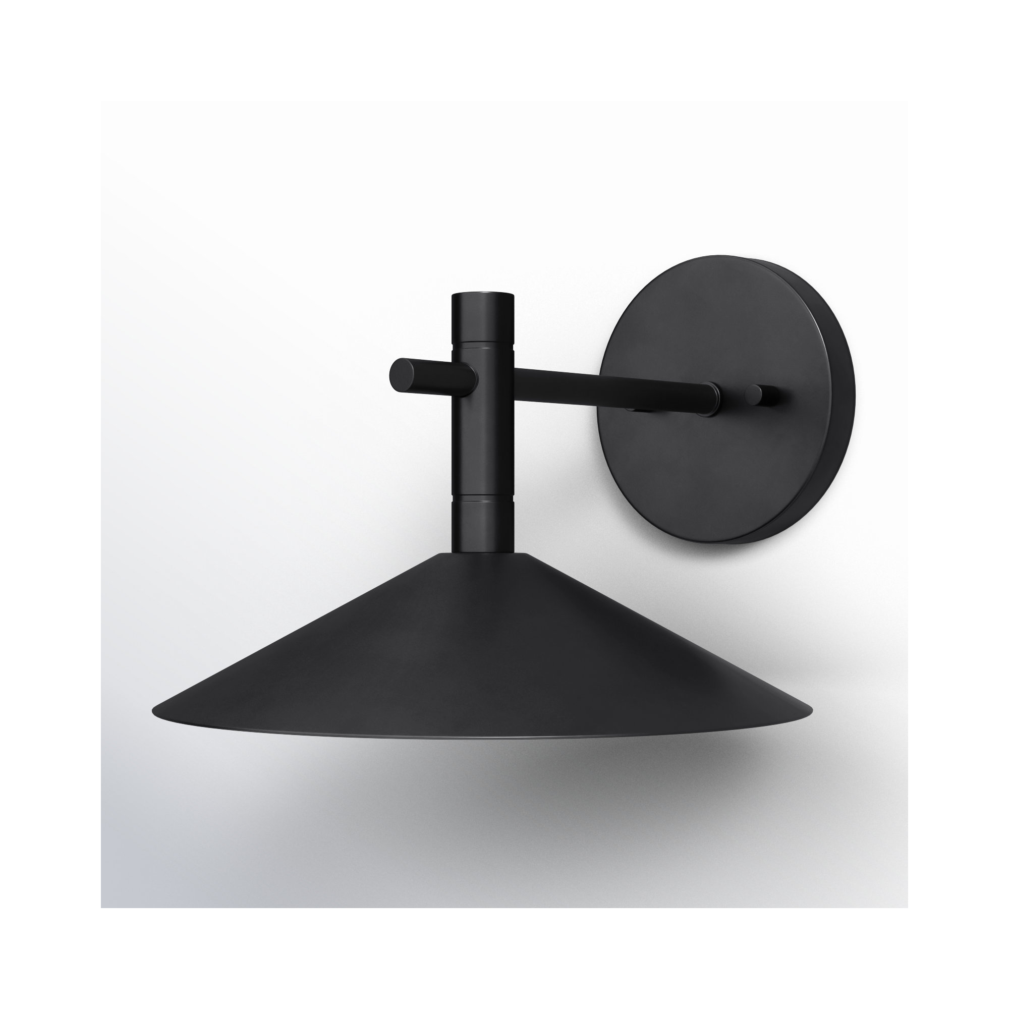 Vicente - 10 Inch LED Wall Sconce - 3K/4K/5K CCT Selectable, Matte Black, Matte Black