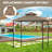 8 pi X 5 pi Auvent de remplacement pour barbecue