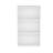 Open 3 Wall Shelf Cabinet In White, For Office And Bathroom Modern Living Room Display-429261926