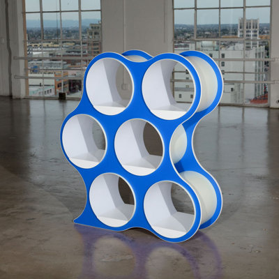 BOLLA POP Geometric Bookcase, 6 Shelves
