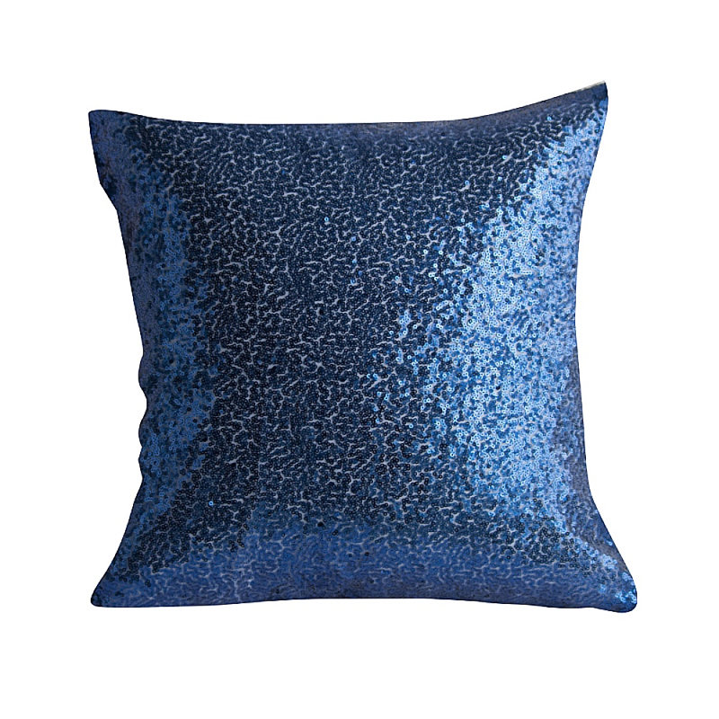 Housse de coussin Glitz and Glam, Bleu marine