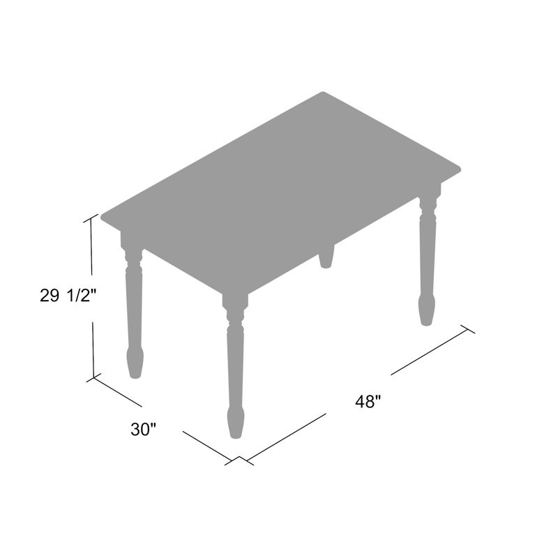 Genissa Solid Wood Dining Table