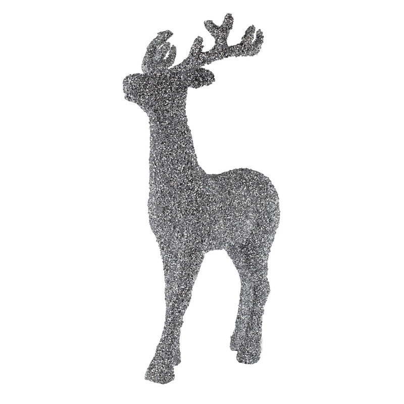 Statue lumineuse renne - , Argent argent