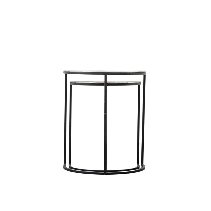 Kirshe 2 Piece Nest of Tables