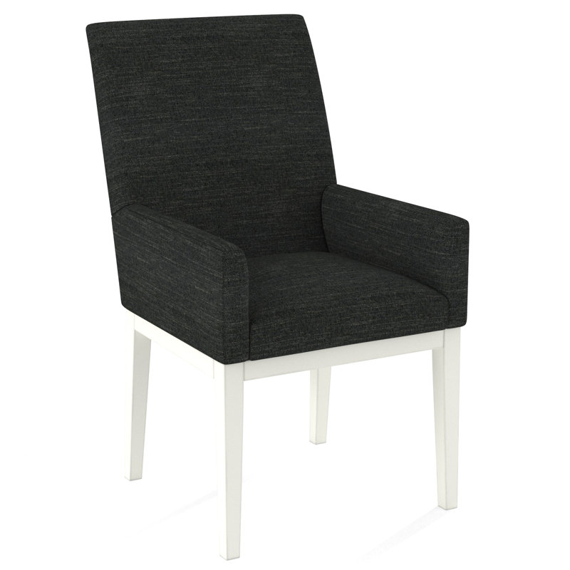 Upholstered Arm Chair, Applause Bravo, White