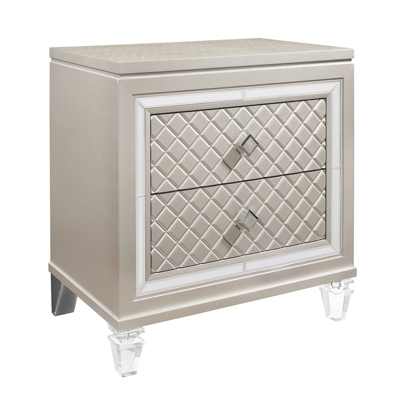 Table de chevet Cross Champagne