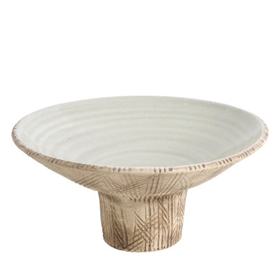 Footed Pedestal - Lrg, Ceramic