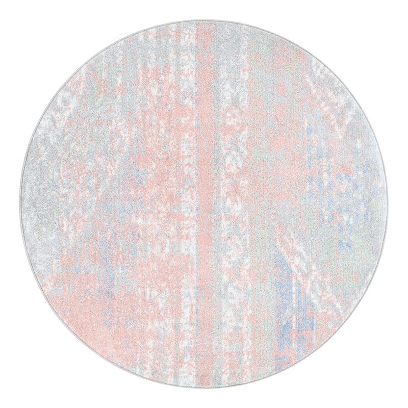 Massie Abstract Indoor Rug, Round 3'3"
