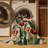 Machine Washable Botanical Brown Area Rug-1180152771