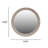 Ornate Round Wall Mirror