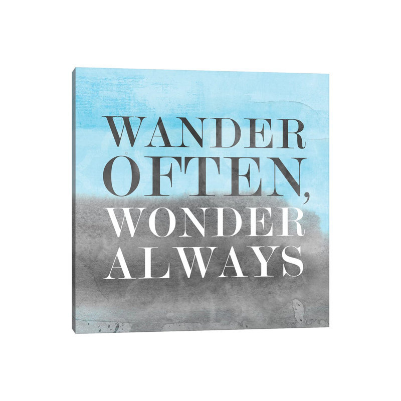 Wander Often, Wonder Always II by PI Studio - Wrapped Canvas Gallery-Wrapped Canvas Giclée, 66.04 cm H x 66.04 cm W