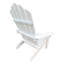 Chaise confortable en bois blanc idéale pour les espaces intérieurs et extérieurs, facile à assembler, poids de 110 lb et utilisation, accoudoirs larges