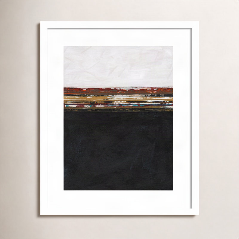 «Sonoran A Sense of Space I» par Jodi Fuchs - Reproduction d'art graphique sur papier encadré, H 21 po x l 17 po