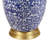 Blue Ceramic Ginger Jar Table Lamp
