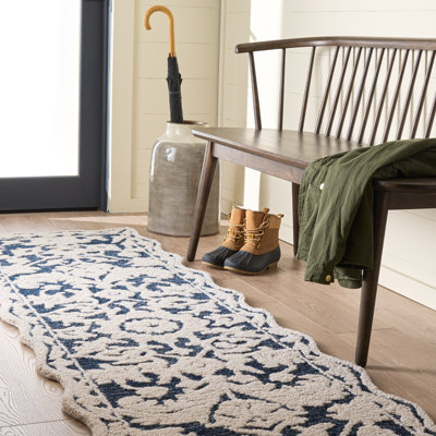 Martha Stewart 4980 touffetée à la main 80% laine; Tapis oriental 20% coton