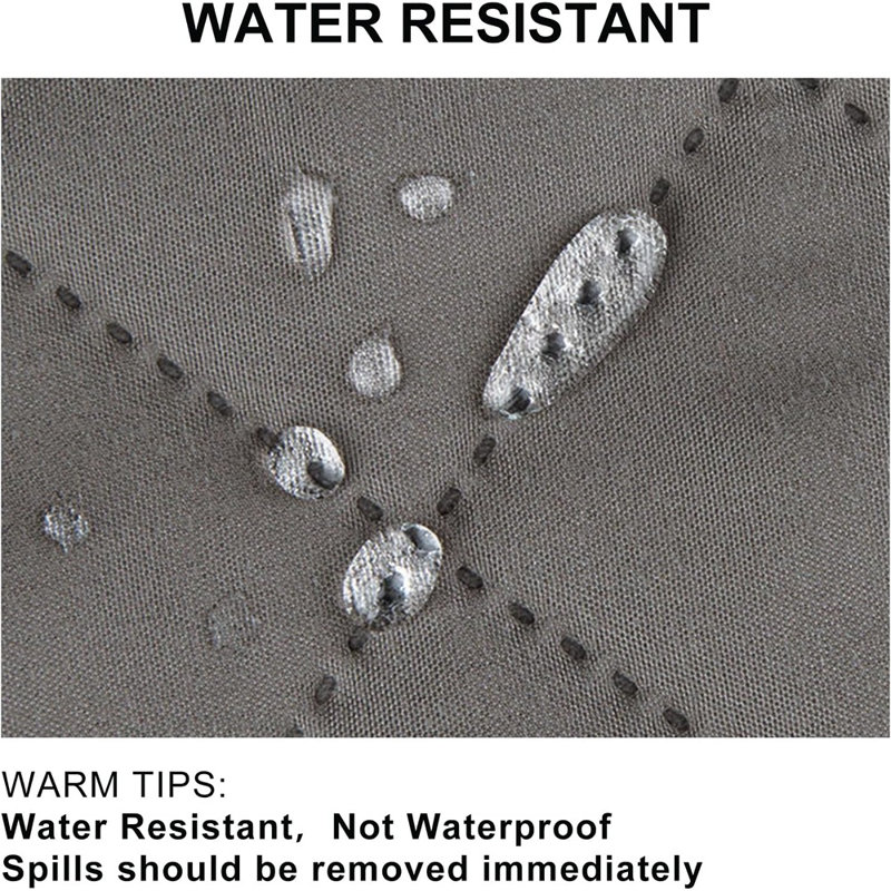 Housse de canapé réversible résistante à l'eau pour canapé à 3 coussins, protecteur de meubles pour animaux lavable avec sangles élastiques pour chiens, gris clair