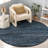 Abiram Hand Woven Denim/Cotton Rug in Blue/Black-23499784