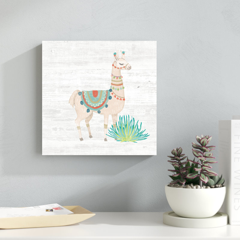 Lovely Llamas II, H 12 po x l 12 po x P 1,25 po