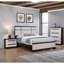 1pièce grand lit contemporain avec tête de lit et tête de lit en bois d'ébène gris-2054797633-2054797635