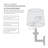 Auburn Crystal Sconce; Dimensions 6W X 19.5H X 7D; Uses One Maximum 60 Watt E12 Base Bulb (Not Included)