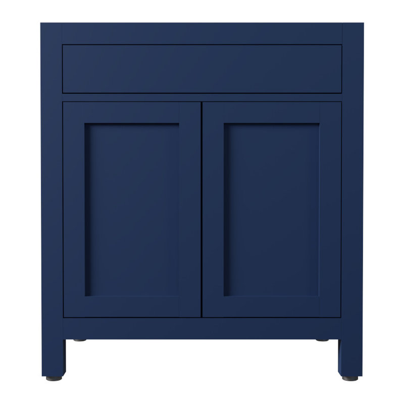 Dayton 30'' Single Bathroom Vanity Base Only, Navy Blue
